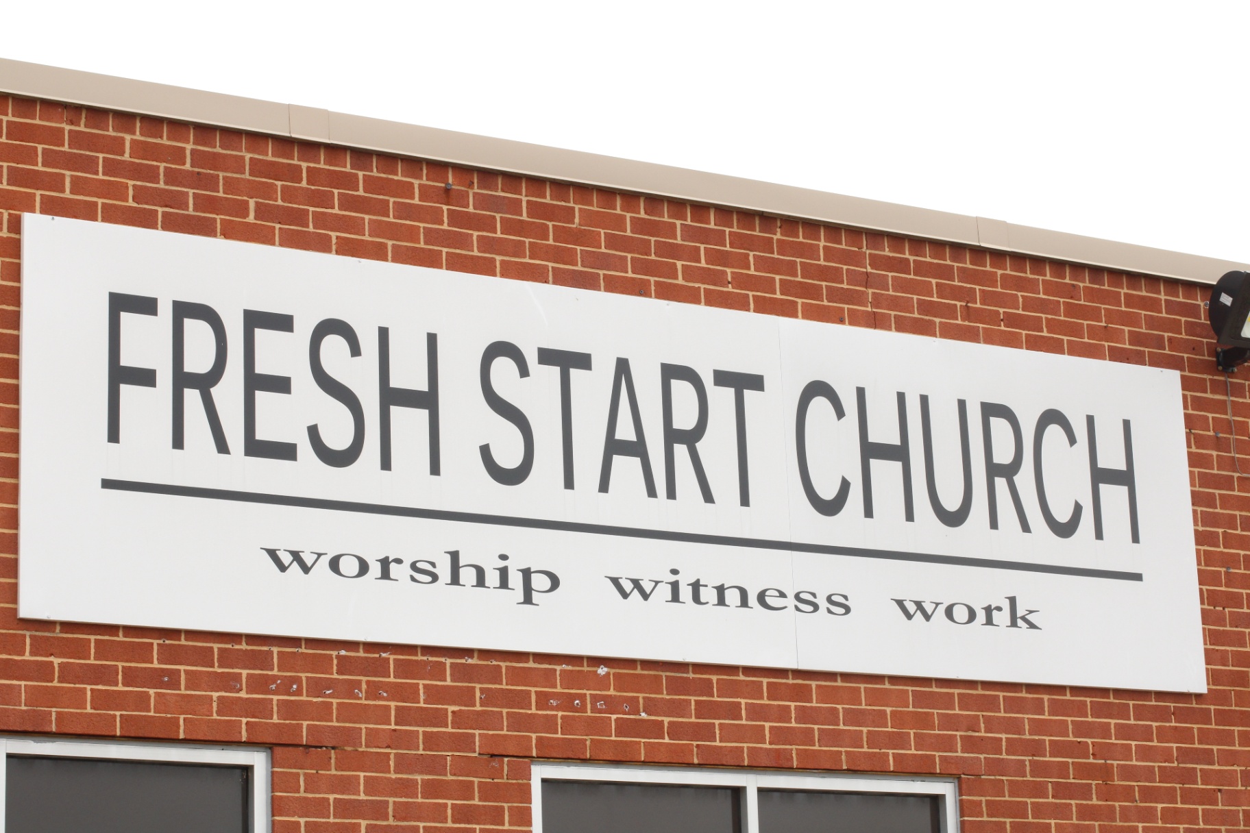 Fresh Start Church — worship, witness, work