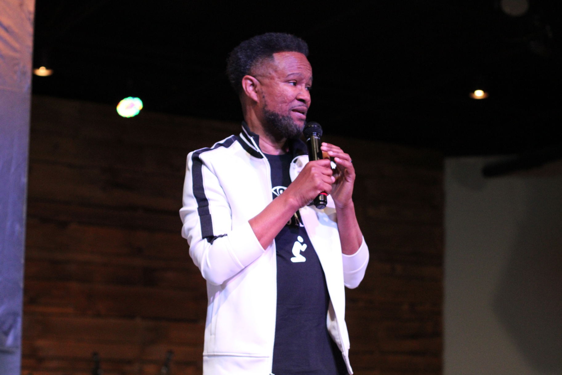 Apostle Craig sharing a moment