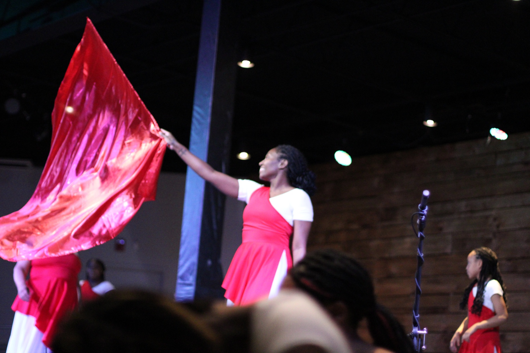 Waving a red praise flag