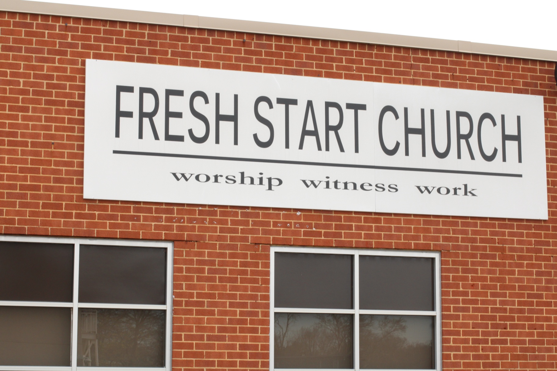 Fresh Start Church exterior signage