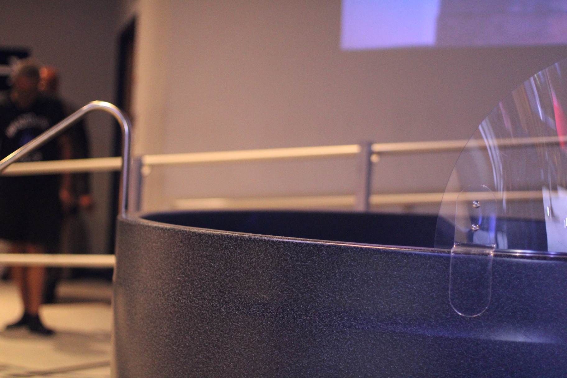 The baptism pool ready for believers
