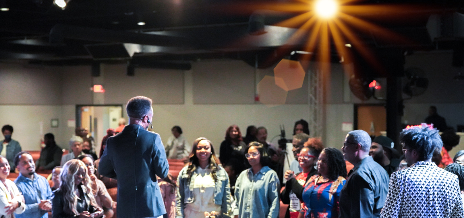 Apostle Craig at the altar call
