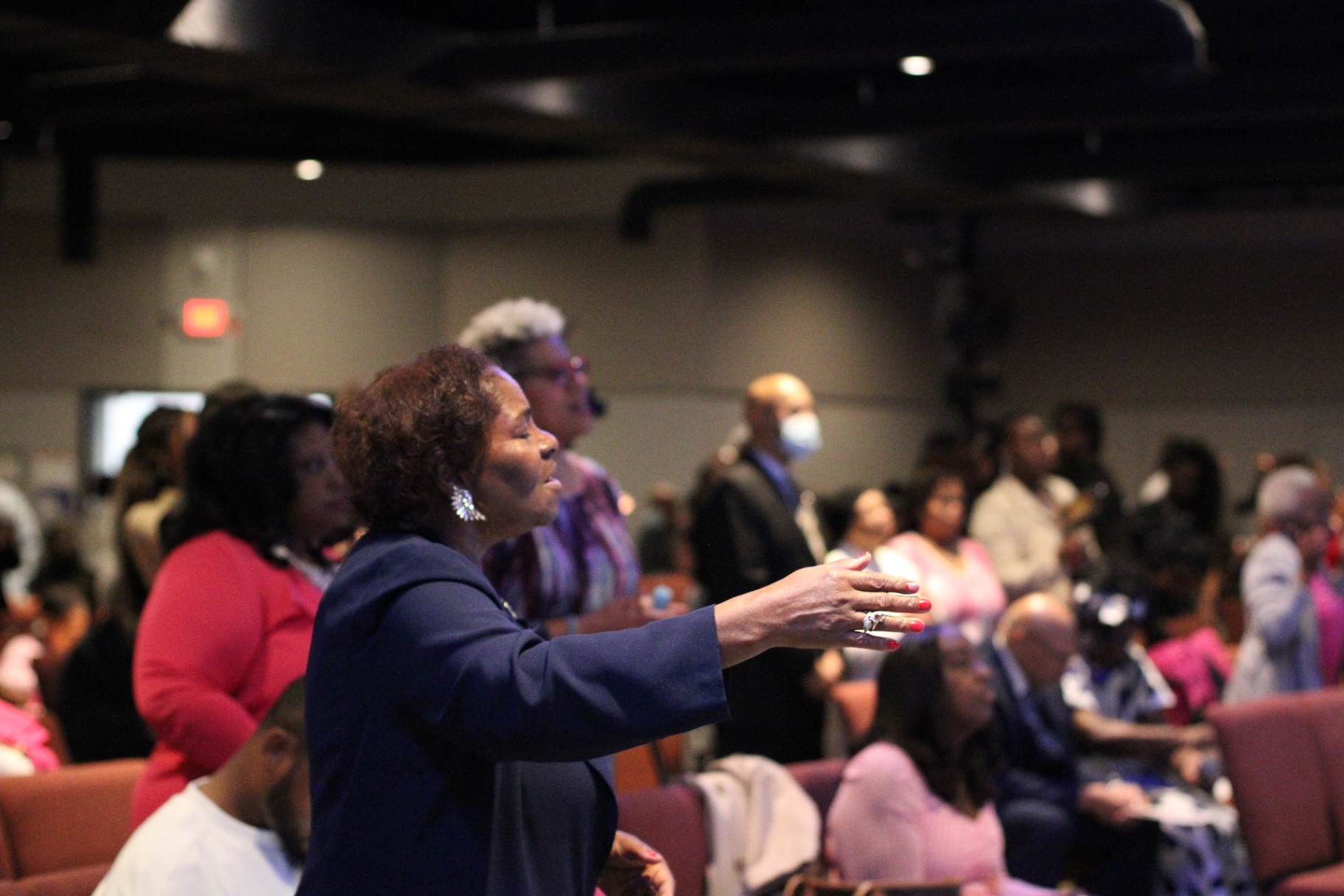 Reaching out in worship