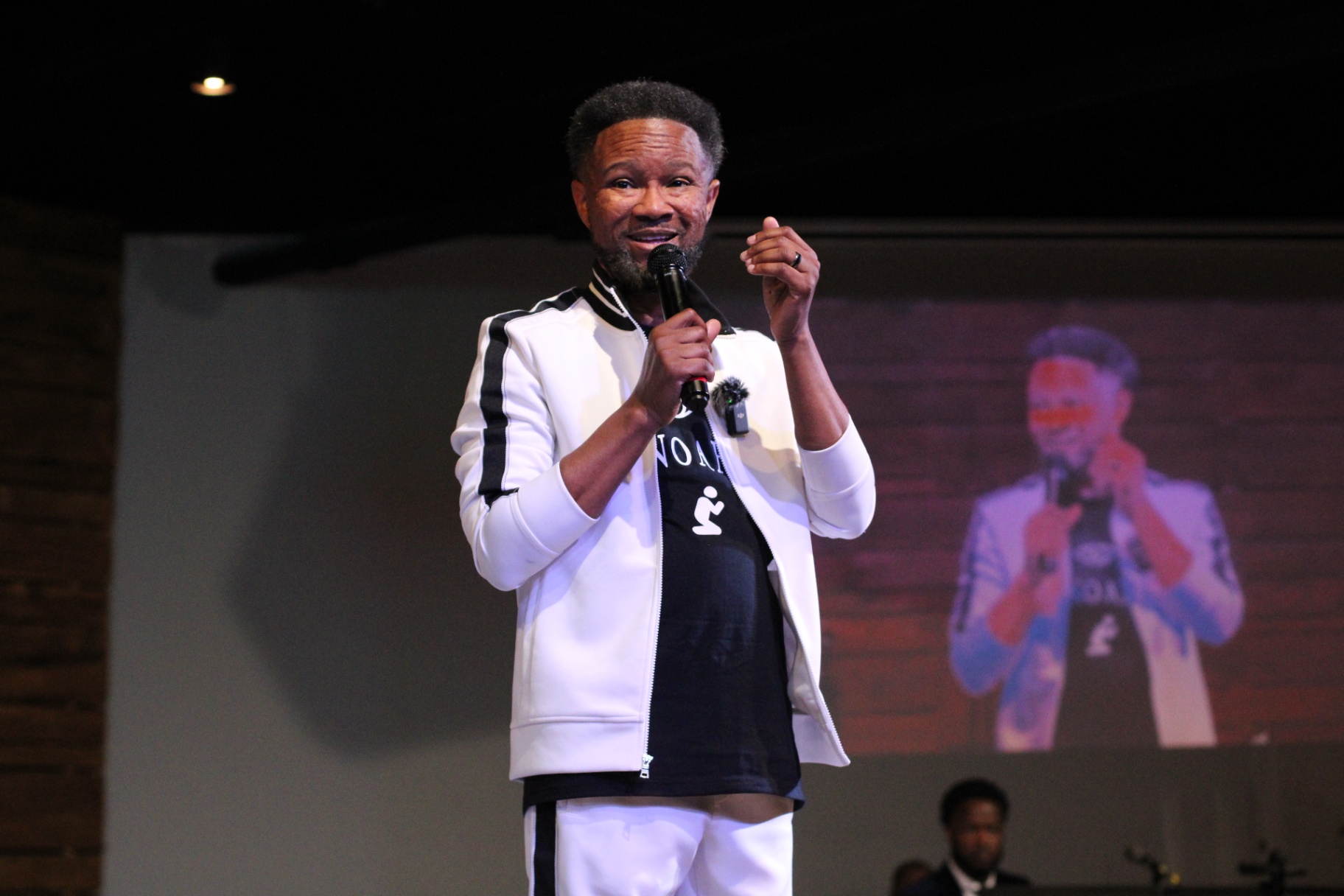 Apostle Craig ministering the Word