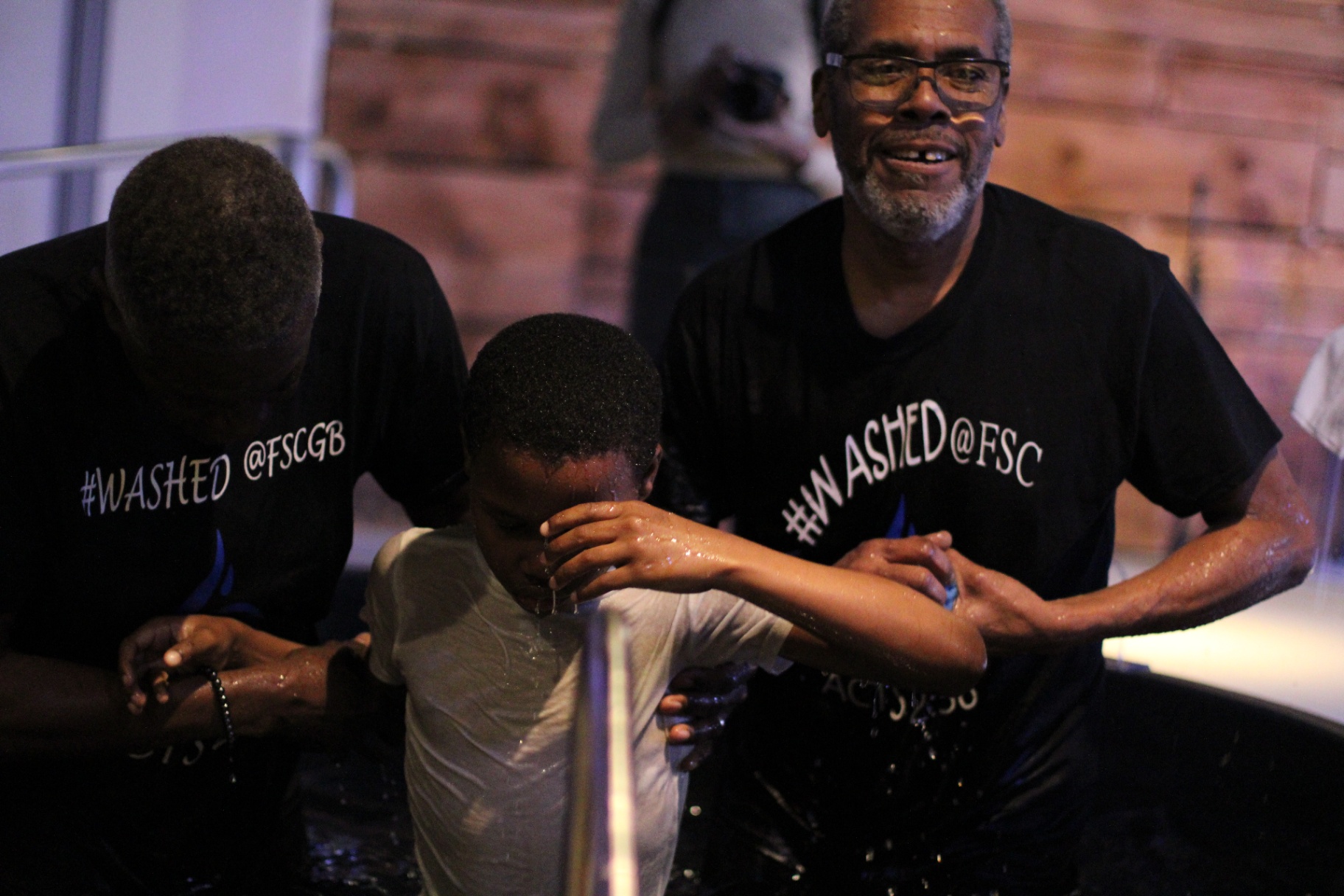 #WASHED — a young believer baptized